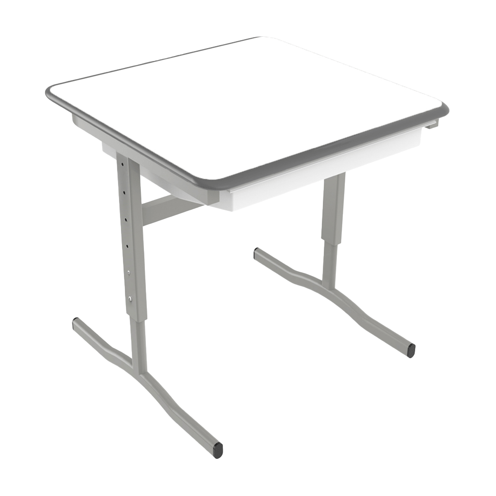 Adjustable T Leg Square Table