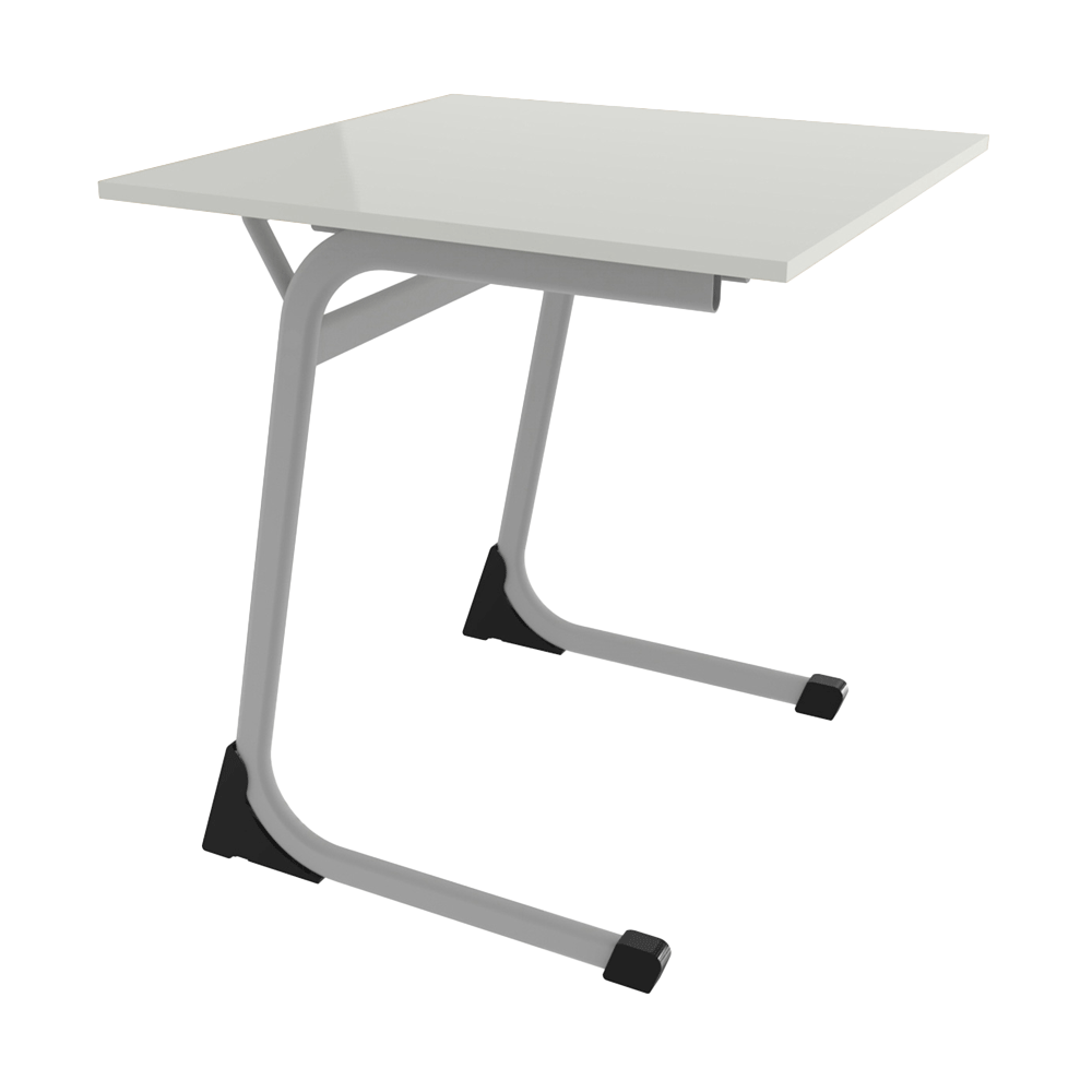 C Leg Desk with drawer